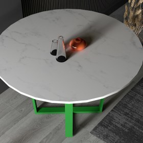 Resim Gramlan Yuvarlak Yemek & Toplantı Masası - Siyah 