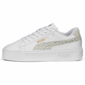 Resim Puma Smash Platform V3 Kadın Günlük Spor Ayakkabı 389403 01 Beyaz 