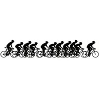 Resim Bisiklet Yarışı 100X20 cm 