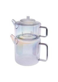 Resim Tobby Luster Brosilikat Çaydanlık 1.1l+1.75l 