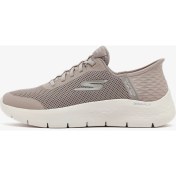 Resim Skechers Go Walk Flex-Grand Entry Kadın Bej Yürüyüş Ayakkabısı 124836TK Tpe 