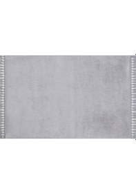 Resim Saraz Halı Puffy Banyo Paspas 2 Li Saçaklı Yıkanabilir Grigri Gri 