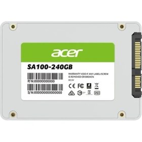 Resim Acer SA100 240GB 2.5 SSD Disk SATA III 560MB-500MB/S Okuma Hızı ve 250 MB/s Yazma Hızı 