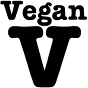 Resim habune Vegan Sticker 10 X 10 Cm 