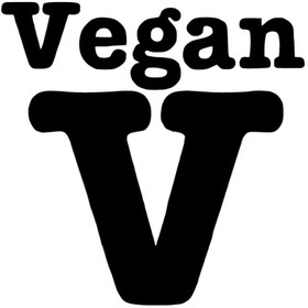 Resim habune Vegan Sticker 10 X 10 Cm 