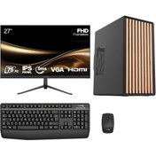 Resim TURBOX Tx7808 i7 7700 16GB DDR4 256GB NVMe SSD 27 inç Monitör Masaüstü Ofis Hazır Sistem 