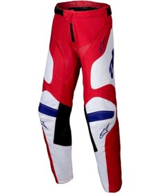 Resim Alpinestars Youth Racer Veil Off-road Pantolonu Kırmızı Beyaz 