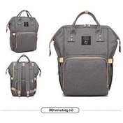 Resim Luckydog Anne Sırtçantası Bezi Çantası Yüksek Telmiş Verimli Anne Bebek Çantası Gri Gri 
