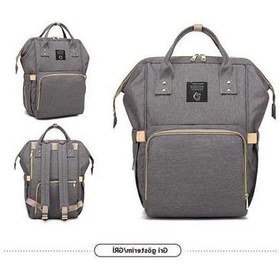 Resim Luckydog Anne Sırtçantası Bezi Çantası Yüksek Telmiş Verimli Anne Bebek Çantası Gri Gri 