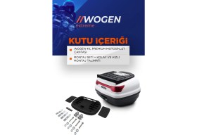 Resim Wogen WG41 41 L Arka Çanta Beyaz Renkli Suya Dayanıklı ve Güvenli Kilit Sistemi ile Premium Tasarım 