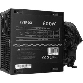 Resim Olinea Everest EPS-600A Real 600W 4*sata 12CM Fanlı Pc Destekli Power Supply Psu 