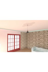 Resim Motifpiyer Lamba Tavan Göbeği-54-55 x 95 cm-Sekizgen-2 Adet 