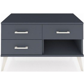 Resim Hyperion Şifonyer 3 Çekmeceli 88x44x48 Antrasit-antrasit Antrasit 
