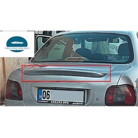 Resim Fiat Merea Bagaj Rüzgarlık Boyasız Ham Siyah Fiberclass 