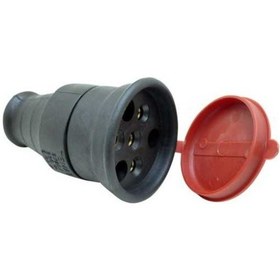 Resim Trifaze Kauçuk Seyyar Dişi Fiş 4 x 25A 