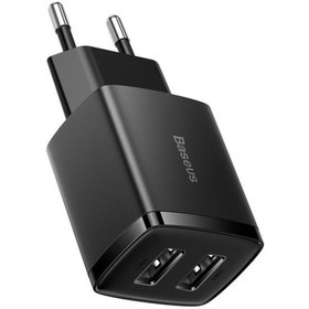 Resim Baseus Compact 10 5w Şarj Cihazı Siyah 