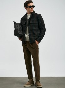 Resim Lufian Gooden Erkek Örme Ceket Siyah Siyah 112120263100100 Siyah 