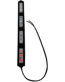 Resim 12 Volt 12 Ledli 12 Watt 4 Renkli Kırmızı-mavi-amber-beyaz Animasyonlu Çakar Modül Led 5 Adet 