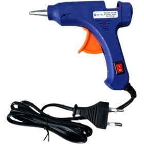 Resim HAS-TEC Mini Elektrikli 20W Silikon Tabancası | 7 mm Silikon Genişliği, Hızlı Isınma, Ergonomik 