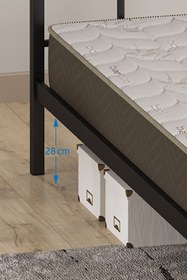 Resim Mobpazar Metal Karyola Basic Full Ortopedik Yatak 