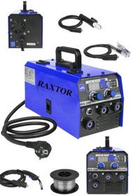 Resim RAXTOR 300 Amper Mig Tig Mma Invertör Oksijen&gazsız Gazaltı Kaynak Makinesi 