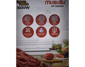 Resim Musullu MT-G1600M Et Kıyma Makinesi 1600 Watt 