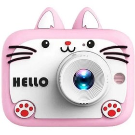 Resim shopwave Hello Çocuk Dijital Fotoğraf Makinası 20 Mp Video Kaydedici 2.0 İnç Çift Kameralı Ks-102 