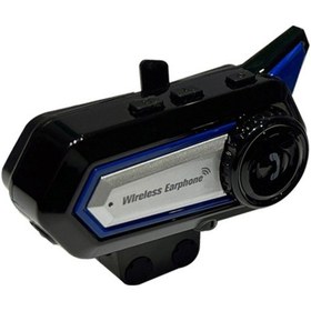 Resim Bt31 Kablosuz Kulaklık Bt5.0 Şarj Edilebilir Sesli Arama Müzik Eller Serbest Ipx6 Su Geçirmez Sürüş Motosiklet Kaskı Kulaklığı 
