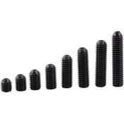 Resim Wezone 200 Adet 12.9 Derece Karbon Çelik Siyah Tam Delikli Somun Seti - M3x3-14mm 8 Farklı Boyut, Paslanmaz, Dayanıklı, Çok Amaçlı İç İçbükey Somunlar 