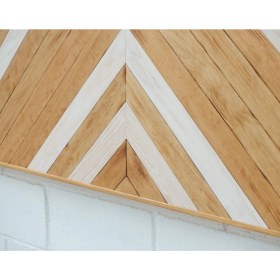 Resim Postotto Geometrik Yatak Başlığı 