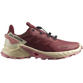 Resim Salomon Supercross 4 Gore-tex Kadın Patika Koşu Ayakkabısı Kiremi Kiremit 
