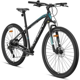 Resim Kron Xc 150 Pro - 29 Mtb - 17' - 9 Vites - H.dısc - Mat Siyah-gri/turkuaz Siyah - Turkuaz - Gri 