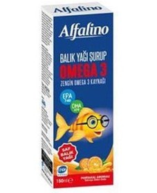 Resim Alfalino Omega 3 Balık Yağı Şurup 150 Ml 