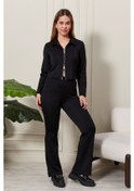 Resim Siyah Kadın Eşofman Takımı - She5401 Siyah 