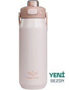 Resim Fagel Fenix 750 ml Clearlok Pale Peach Çift Katmanlı Paslanmaz Çelik Matara 