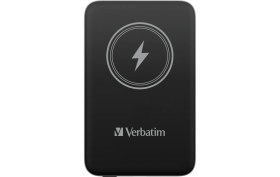 Resim Verbatim 32245 - 10000 Mah Manyetik Kablosuz (Magsafe) Powerbank Siyah Renk Kablo Dahil 