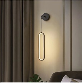 Resim Elips Sarkıt Model Led Beyaz Işık Ultra Power Avize Aplik Aavizee 