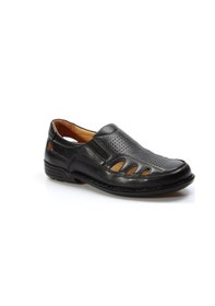 Resim Fast Step Hakiki Deri Ortopedik Erkek Klasik Sandalet 662ma118kt 001 