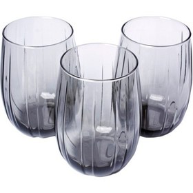 Resim Paşabahçe linka gri su bardak 6 lı su - meşrubat bardağı 420405 