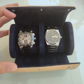 Resim Onywatch Doğal Deri Tekli Saat Kutusu Saat Rollu Watch Box Saat Saklama Kutusu Saat Koleksiyon Kutusu Saat Kutuları 