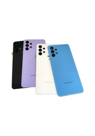 Resim Samsung A325f Galaxy Uyumlu A32 Arka Kapak Pil Kapağı Full - Siyah 