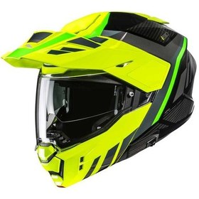 Resim Hjc İ80 Imes Mc3h Çene Açılır Kask Sarı Siyah 