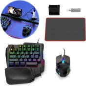 Resim Vothoon Pubg Mobil Oyun Kiti 5in1 Bt5.3 Klavye Mouse Dönüştürücü Seti Pugb Seti 
