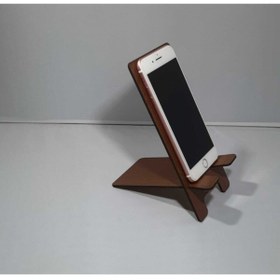 Resim Ankaflex Ahşap Lazer Kesim Telefon Veya Tablet Standı Telefon Tutucu Telefon Standı 