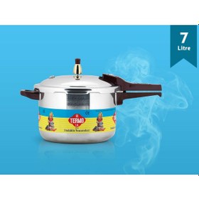 Resim Termo 7 L Düdüklü Tencere Alüminyum Pres Baskı Termo Düdüklü Gri 