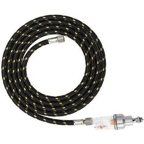 Resim Fortunelane Profesyonel Airbrush Set: 1.8m Nilon Hortum + T-912 Ayırıcı, 1/8 Bağlantı 