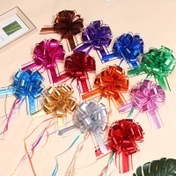 Resim 5 adet 7 inçlik çekme çiçek fiyonklu hediye paketleme kurdelesi, Noel düğün sepeti Sevgililer Günü fiyonku çok renkli kurdele hediye paketi, lüks hediye paketleme dekoratif çiçekler, düğünler ve festival malzemeleri için uygun, doğum günleri, Noel, hediyeler vb., Hediye paketleri, hediye sepeti süslemesi, doğum günü paketi, tatil dekoru, ofis dekoru, çelenk dekoru, düğün dekoru, gelin duşu dekoru, parti malzemeleri 