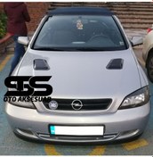 Resim Opel Astra Uyumlu Piano Black Kaput Üstü Havalandırma Izgarası 