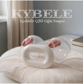 Resim Mamajoo Kybele Giyilebilir Çiftli Göğüs Pompası 150 Ml 9 Kademe Ayarı 