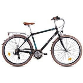 Resim Kron 2021 Peugeot T19 Şehir ve Tur Bisikleti Siyah Mavi 51 cm 